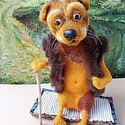 Куклы и игрушки handmade. Livemaster - original item The wise dog of Polchasa. Ah, young people.... Handmade.