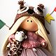 Интерьерная кукла. Тыквоголовка. Judi-dolls. Интернет-магазин Ярмарка Мастеров.  Фото №2
