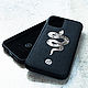 Заказать Premium iPhone Metal Snake - кожаный чехол iPhone со змеей. Euphoria HM. Ярмарка Мастеров. . Чехол Фото №3