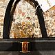 Винтаж: Сумка-тоут из черной кожи со змеиным принтом Salvatore Ferragamo. Сумки винтажные. Chic bags. Ярмарка Мастеров.  Фото №4