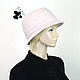 Stylish youth hat ' Fedora'. 100% wool. Two colors. Hats1. Mishan (mishan). Online shopping on My Livemaster.  Фото №2