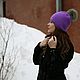Шапка с люрексом. Шапки. LadyKnitting (Natasha_knitrussia). Интернет-магазин Ярмарка Мастеров.  Фото №2
