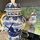 Vase 'Mill', handmade, Delft, Holland. Vintage vases. 'Gollandskaya Vest-Indskaya kompaniya'. Интернет-магазин Ярмарка Мастеров.  Фото №2