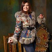 Русский стиль handmade. Livemaster - original item JACKET "RUSSIAN STYLE" from the design Tapestry cloths. Handmade.