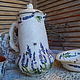 Set of tableware:' Lavender'-Jug with mugs. Dinnerware Sets. Hundred centuries. My Livemaster. Фото №5