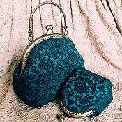 Сумки и аксессуары handmade. Livemaster - original item Cosmetic bag-handbag and purse 