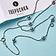 Silver necklace ' Balls 1 1', Chain, Vladimir,  Фото №1