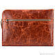 Folder for documents, 'Ben' (red antique). Classic Bag. Russian leather Guild. Online shopping on My Livemaster.  Фото №2