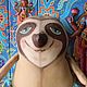 Заказать Интерьерная игрушка - Ленивец Йогги. 'Магазин Радостного Настроения' (magazin-radosti). Ярмарка Мастеров. . Интерьерная кукла Фото №3