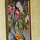 Picture.Oil.. Roses and Apple ,oil on canvas 50 by 40. Pictures. OMA-EVA. Online shopping on My Livemaster.  Фото №2