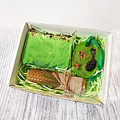 Косметика ручной работы handmade. Livemaster - original item Buy a set as a gift pine forest needles handmade soap. Handmade.