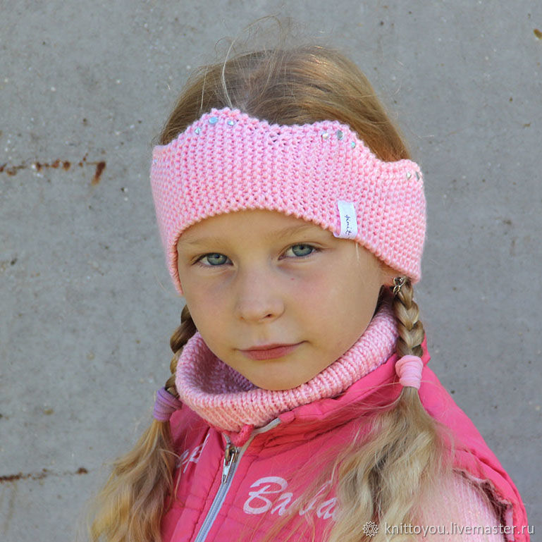 Вязание повязки на голову для девочки