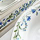 Shell with painted Bells and forget-me-nots. Furniture for baths. ArtFlera (artflera). My Livemaster. Фото №5