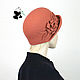 Elegant ladies felt hat. Color coral. Hats1. Mishan (mishan). My Livemaster. Фото №5
