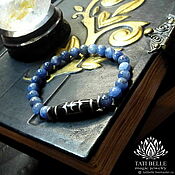 Украшения handmade. Livemaster - original item JI bracelet from kyanite 