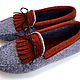 PAVIA felt loafers, 100% wool, Slippers, Prague,  Фото №1