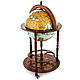 Globe bar floor 'Claudius', sphere 40 cm, Stand for bottles and glasses, St. Petersburg,  Фото №1