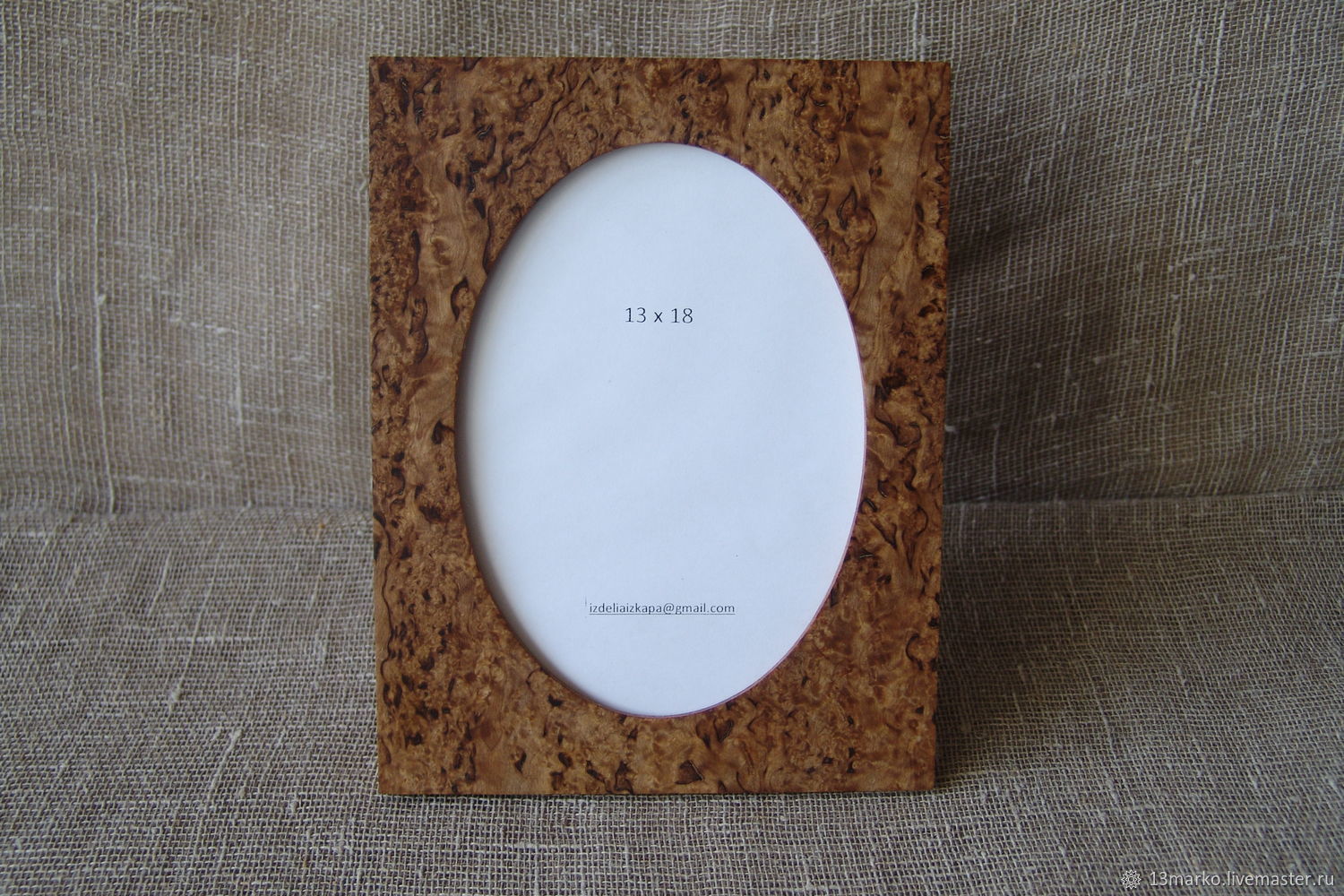Souvenirs and gifts Fair Masters - handmade, Buy photo Frame made of Karelian birch Handmade 18h18h
