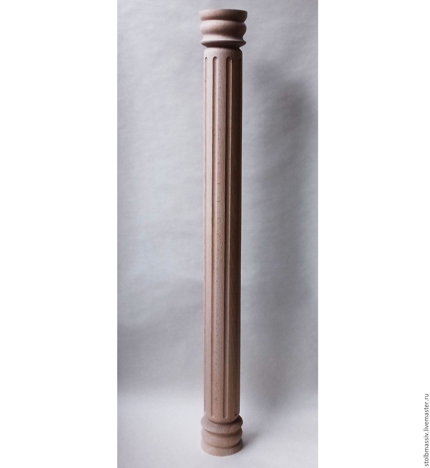Опора колонна Клеопатра мебельная массив бука