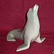 Seal. LFZ. A rare painting. Factory SAMPLE, Vintage statuettes, St. Petersburg,  Фото №1