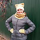 Kit knitting (hat-cat, Snood, gloves). Headwear Sets. Irennovikova. Online shopping on My Livemaster.  Фото №2