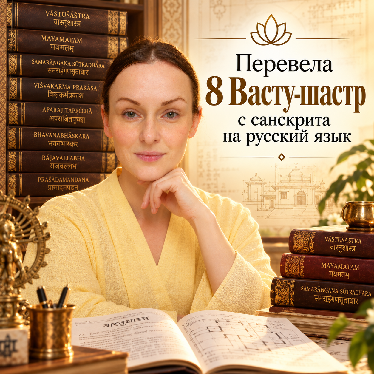 Перевела 8 Васту-шастр с санскрита на русский