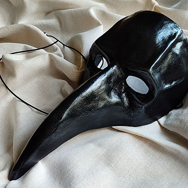 Как сделать маску вороны
