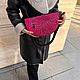 Заказать -20% Сумка Зара из кожи в цвете фуксия-Лео. Shapely Bags - Сумки с душой Питера. Ярмарка Мастеров. . Сумка-торба Фото №3