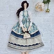 Интерьерная текстильная кукла в стиле Тильда