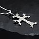 Cross male-female made of 925 sterling silver HH0074. Cross. Sunny Silver. My Livemaster. Фото №6