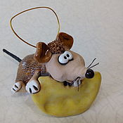 Сувениры и подарки handmade. Livemaster - original item Mouse, symbol of 2020.. Handmade.