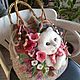 Handbag bag felted 'Cat'. Bucketbag. wool gifts. Online shopping on My Livemaster.  Фото №2