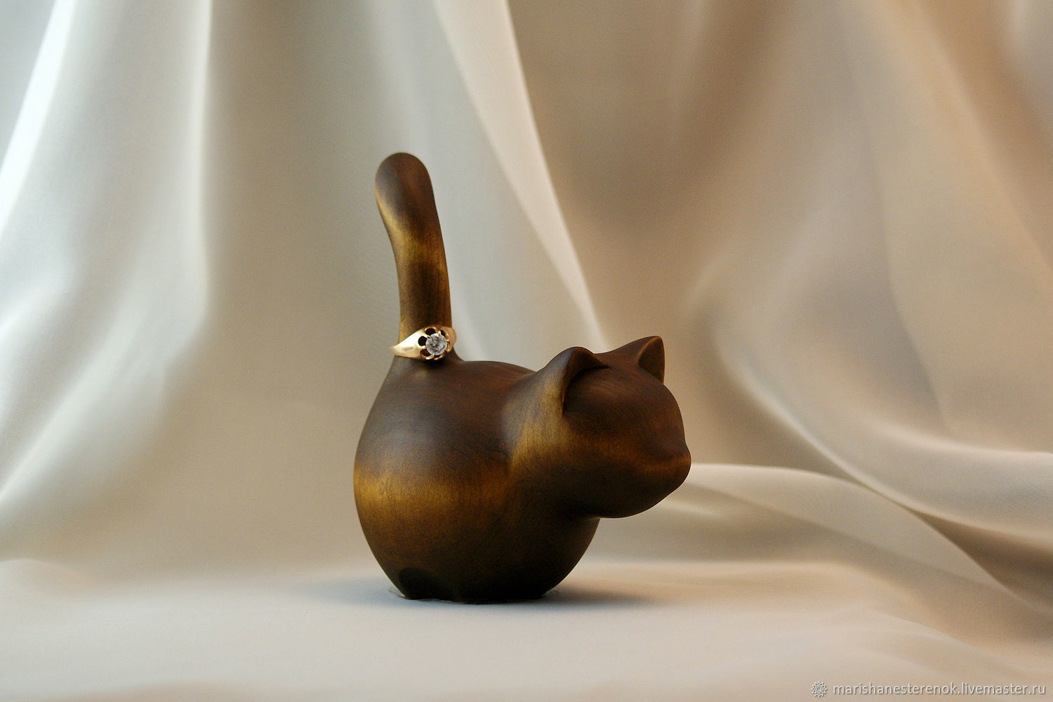 Кот Котофеич (подставка для колец) – заказать на Ярмарке Мастеров ...