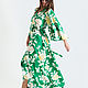 Green summer wrap dress, Boho dress - DR0164SK. Dresses. EUG fashion. Online shopping on My Livemaster.  Фото №2