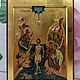 The Baptism Of The Lord. ICON OF THE BAPTISM. gold. Icons. Icon_svyatyobraz Anna. Online shopping on My Livemaster.  Фото №2
