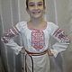 Children's shirt with embroidery in a traditional style. Costume for the stage.(01). People\\\'s shirts. MARUSYA-KUZBASS (Marusya-Kuzbass). My Livemaster. Фото №5
