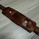  Ремешок-напульсник для часов (22мм). Арт.S111. Ремни. VM leather goods. Интернет-магазин Ярмарка Мастеров.  Фото №2