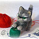 Kitten Fluff. Stuffed Toys. Miracles of wool Zoya Sadovskaya. Online shopping on My Livemaster.  Фото №2