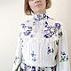 Cambric blouse of Edwardian silhouette. Blouses. Gleamnight bespoke atelier. My Livemaster. Фото №4