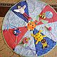 Игровой развивающий коврик "Солнышко" (синий), Игровой коврик, Тамбов,  Фото №1