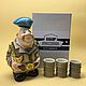 The paratrooper shtof porcelain. Professional kit. Souvenirs by profession. Veselyj farfor. My Livemaster. Фото №4