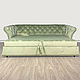 Заказать Диван раскладной с каретной стяжкой "Gatsby". Мебельный бутик (Wofurniture). Ярмарка Мастеров. . Диваны Фото №3