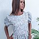 Платье " Прованс" серое со съёмным воротником. Платья. Lady_dress. Ярмарка Мастеров.  Фото №15
