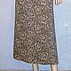 Skirt Maxi Jersey (taupe print). Skirts. NicoLeTTe. My Livemaster. Фото №4
