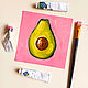 Avocado Oil Painting. Pictures. artwatercolor. Online shopping on My Livemaster.  Фото №2