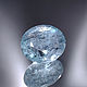 3.80 ct. Аквамарин, овал. Мозамбик. + гемм. заключение. Кристаллы. Зов Камня - магазин украшений. Интернет-магазин Ярмарка Мастеров.  Фото №2