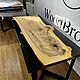 Стол-река из слэба карагача с эпоксидной смолой 180х80 см. Столы. WoodBroker. Ярмарка Мастеров.  Фото №6
