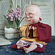  Маленький монах. Интерьерная кукла. Жанна Мушавкина. Ярмарка Мастеров.  Фото №5