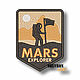 Cool patch on clothes Patch Mars Explorer chevron patch, Patches, St. Petersburg,  Фото №1