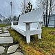 Скамья садовая Uimon Relax. Скамейки для сада. L'WOOD. Ярмарка Мастеров.  Фото №6